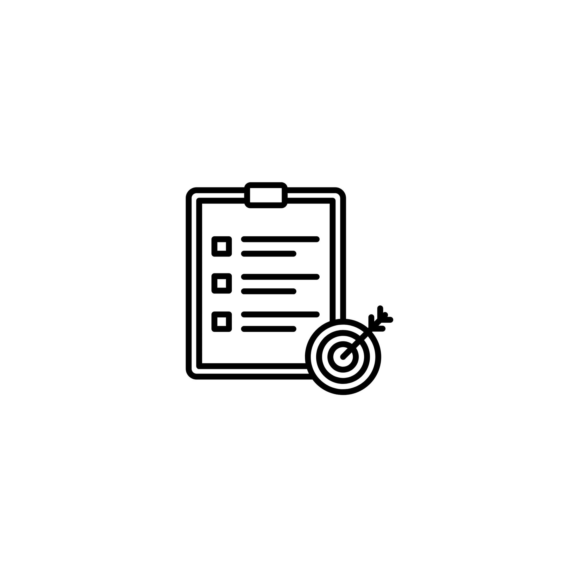 Mind Modes™ Coaching Programs Clipboard and target icon representing structured coaching programs and goal-focused guidance